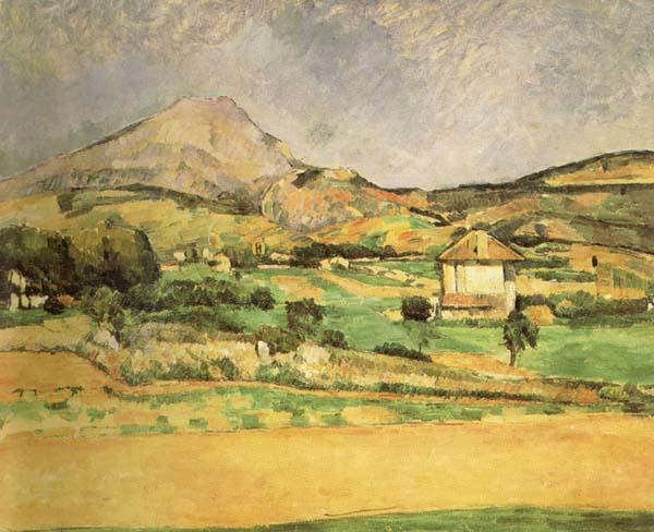 Paul Cezanne La Montagne Sainte-Victoire vue du chemin de Valcros France oil painting art